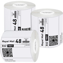 (1500 Labels) 4X6 Direct Thermal Printer Labels 100mm x 150mm  White Permanent Shipping Labels Rolls Compatible with Etsy Shopify Ebay Amazon Royal Mail FedEx