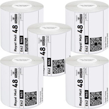 (2500 Labels) 4X6 Direct Thermal Printer Labels 100mm x 150mm  White Permanent Shipping Labels Rolls Compatible with Etsy Shopify Ebay Amazon Royal Mail FedEx