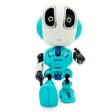 (Blue) Interactive Blue Talking Robot Toy for Kids - USB Charge