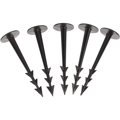 100 Pack Garden Fixing Stakes For Weed Cloth Fixing