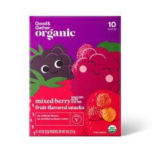 Good & Gather Organic Mixed Berry Fruit Snacks 8oz/10ct
