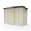 Weka Multi Purpose Storage Shed for Bicycles & Rubbish Bins - Natural 4