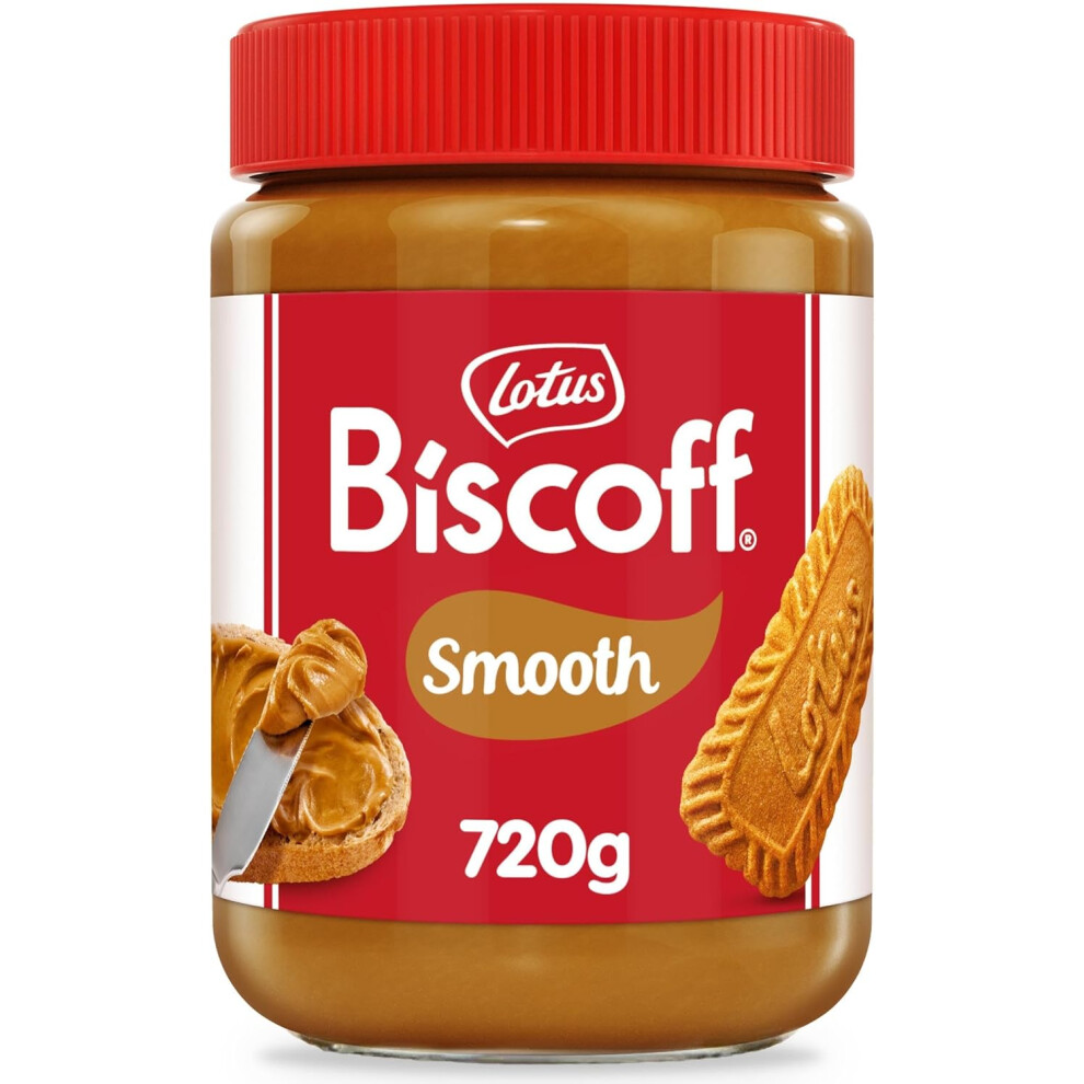 Biscoff (720G) - Sweet Spread - Smooth - Caramelised Biscuit Flavour - Vegan