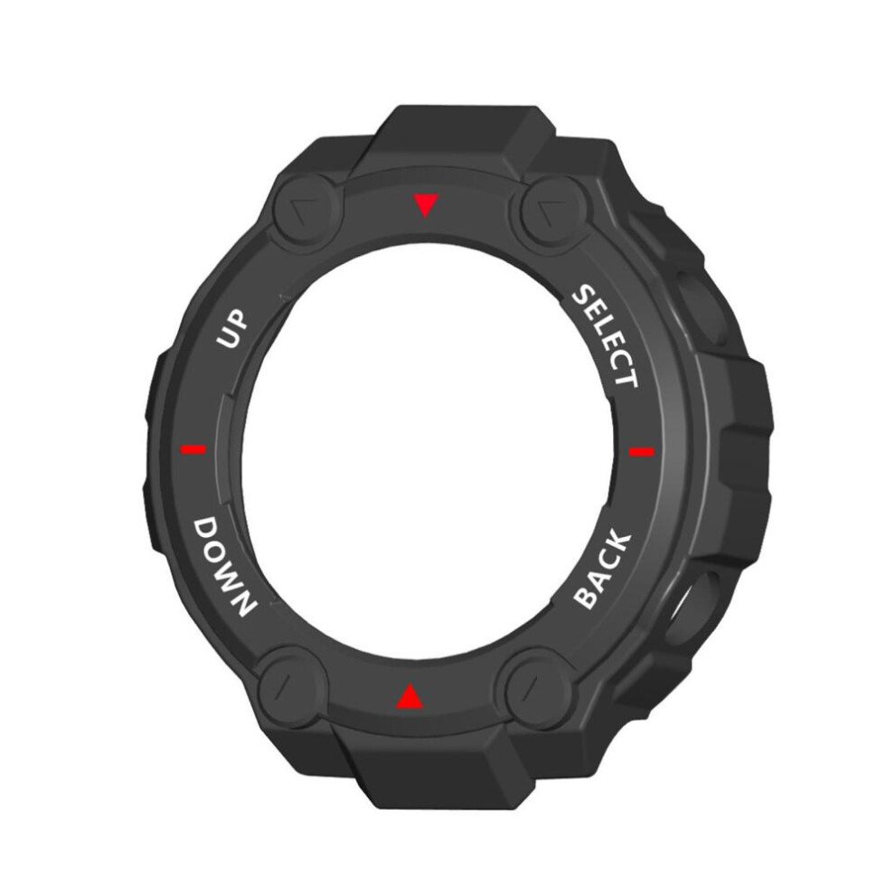 (7) Soft TPU Case Cover Replacement for Huami Amazfit T-Rex Pro Smart Watch Protective Shell Frame