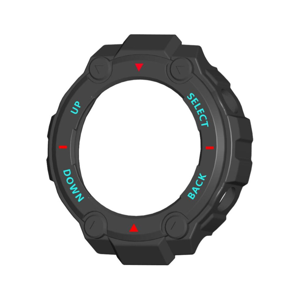 (9) Soft TPU Case Cover Replacement for Huami Amazfit T-Rex Pro Smart Watch Protective Shell Frame