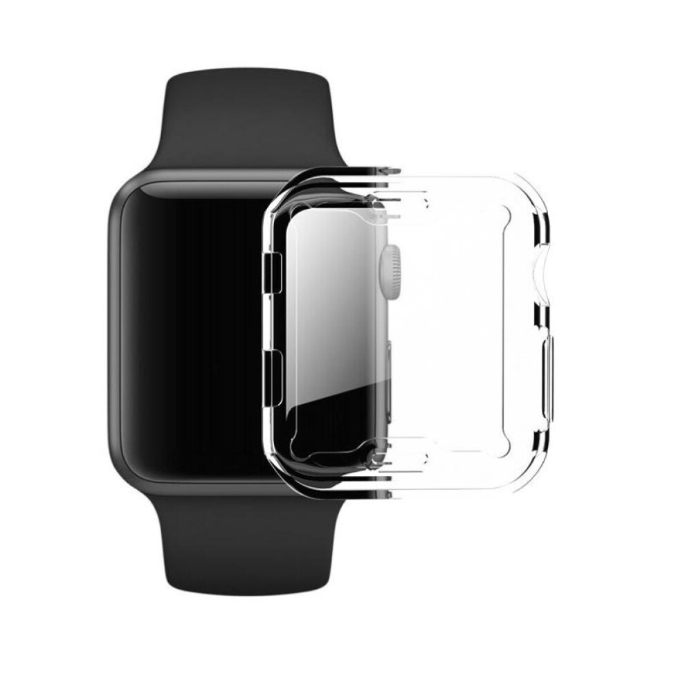 (transparent, Series 7 8 9 41MM) Screen Protector for Apple Watch Case 49mm 45mm 41mm 44MM 40MM 42mm 38MM Full TPU Bumper Cover Accessories Iwatch Series 9 8 7 SE 6 3