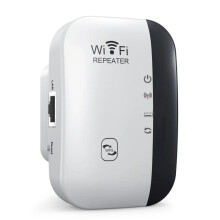 (4 Lights, White) 300Mbps WIFI Repeater 2.4G Wireless Signal Amplifier Wi Fi Range Extender Wi-Fi Amplifier 802.11N Network Booster Home Router 2024 New