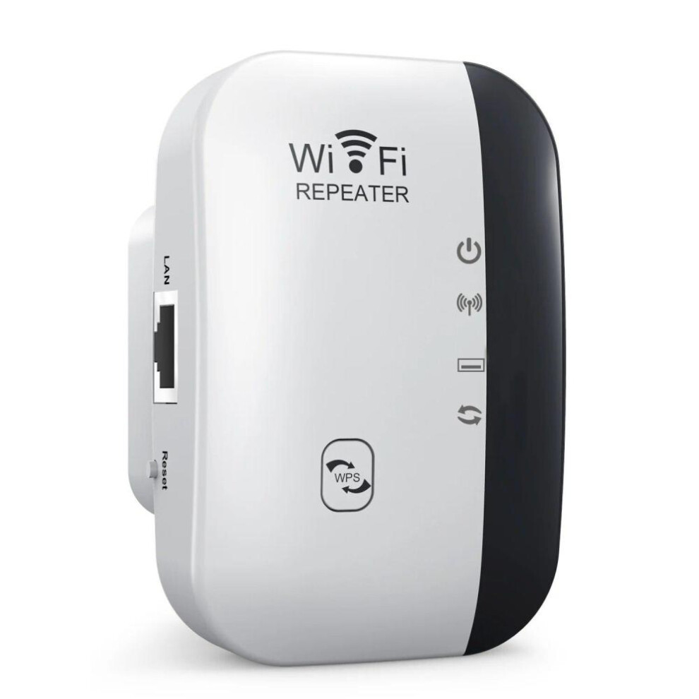 (4 Lights, White) 300Mbps WIFI Repeater 2.4G Wireless Signal Amplifier Wi Fi Range Extender Wi-Fi Amplifier 802.11N Network Booster Home Router 2024 New