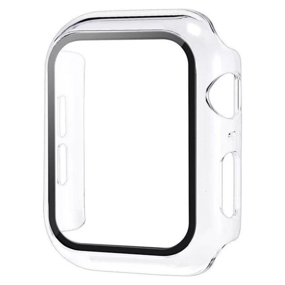 (Clear, 40Mm Series 6 Se) Tempered Glass+Watch Case For Apple Watch 8 7 6 Se 5 3 4 44Mm 40Mm Screen Protector Iwatch 5 3 2 42Mm 38Mm Case Cover Bumper 8161951463794
