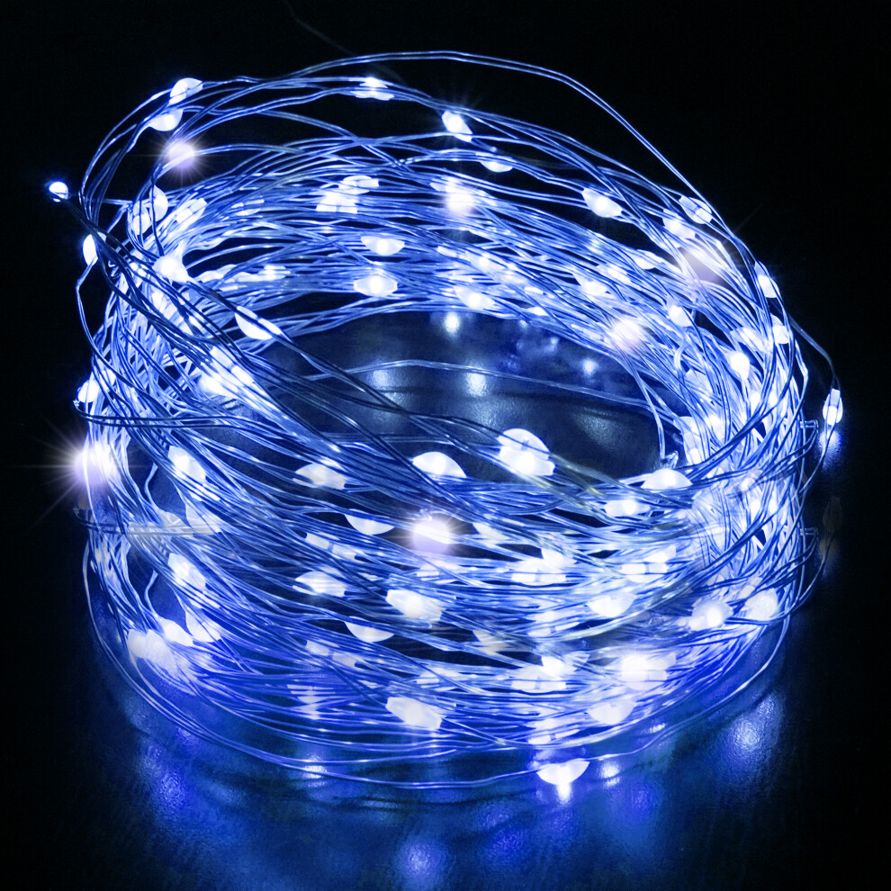 Desiretech – 50 LED Battery-Powered Christmas Fairy Lights – 5M Copper Wire Waterproof String Lights for Christmas Tree Decorating, Festive Indoor Holiday Décor, Winter Parties, Seasonal Events - Image 3