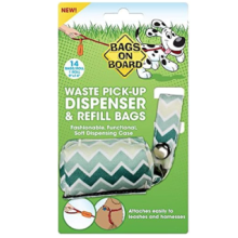 Bags on Board Waste Pick Dispenser & Refill Bags