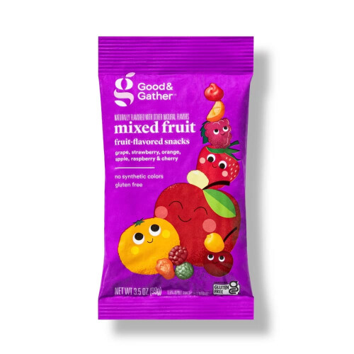 Good & Gather Mixed Fruit Flavored Snacks 3.5oz/1ct