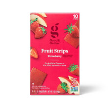 Good & Gather Strawberry Fruit Strips 5oz/10ct