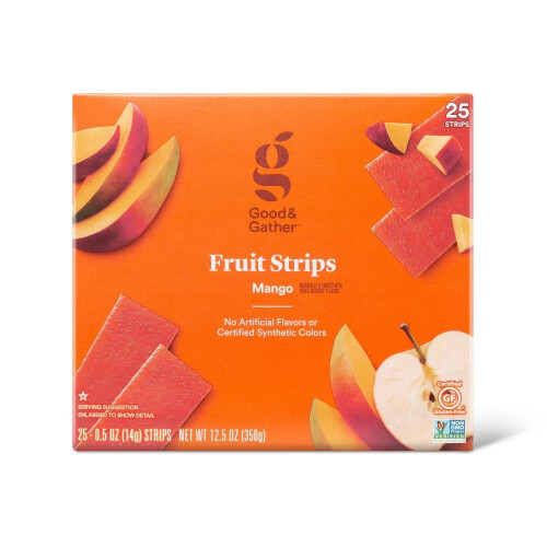 Good & Gather Mango Fruit Strips 12.5oz/25ct