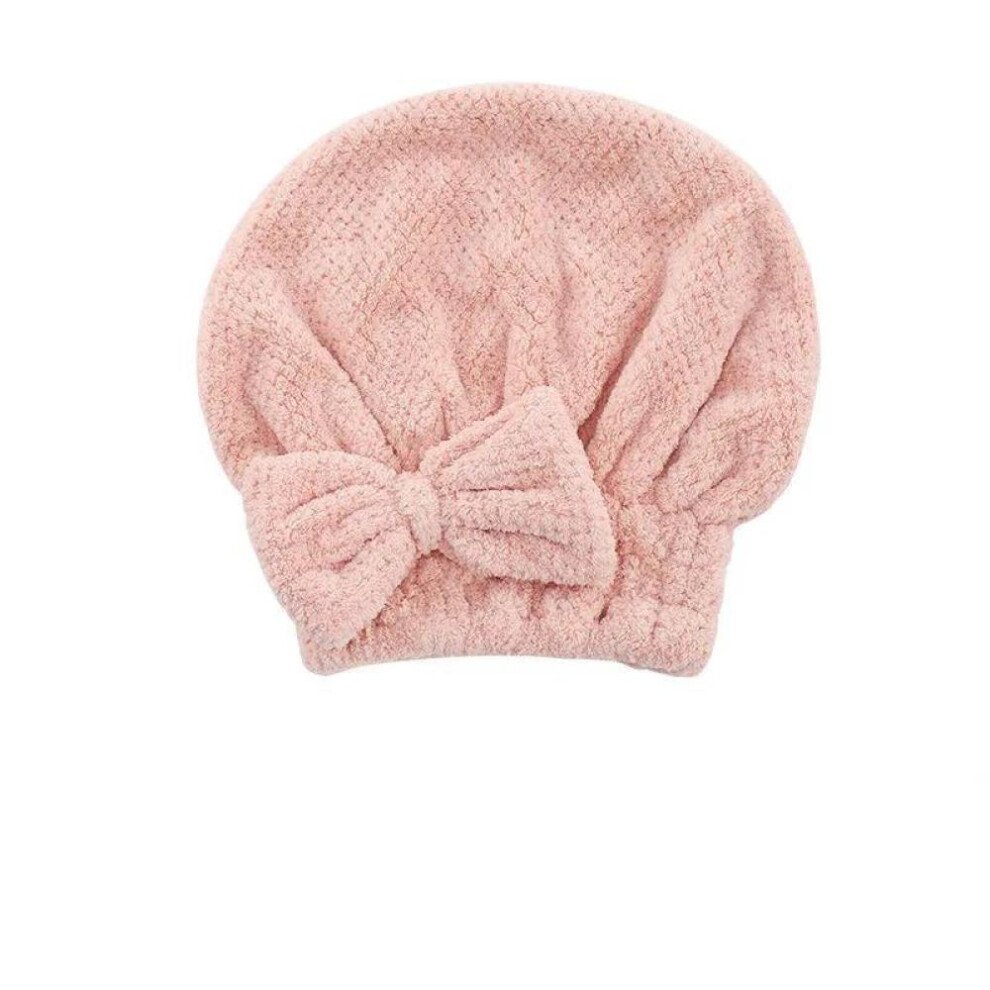 Quick Hair Drying Bath Towel Spa Bowknot Wrap Towel Cap Bathroom Accessories Thicken Bonnets For Women Designer Shower Cap