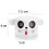 (White) Cartoon Pill Grinder Tablets Crusher Portable Medicine Dispenser Pill Container Storage Pulverize Case 1