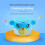 (White) Cartoon Pill Grinder Tablets Crusher Portable Medicine Dispenser Pill Container Storage Pulverize Case 4