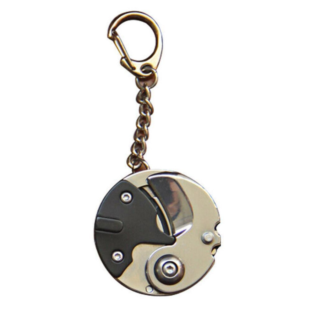 Outdoor Foldable Multifunctional Keychain Pocket Portable Screwdriver Coin Screw Survival Tools For Camping Hiking Activities