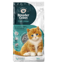 BreederCelect Recycled Paper Cat Litter, 30 L (Pack of 1) UK