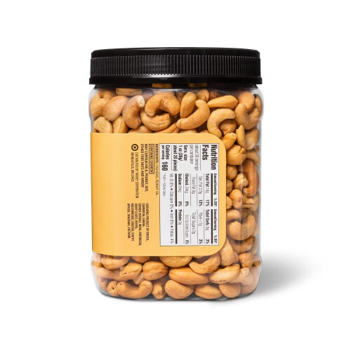 Good & Gather Unsalted Roasted Whole Cashews 30oz 1