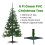 Green 6ft Christmas Tree With 400 Branch Tips & Plastic Foldable Stand 2