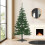 Green 6ft Christmas Tree With 400 Branch Tips & Plastic Foldable Stand 7
