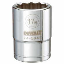 Socket, 12-Point, 3/4 In. Drive, 1-1/16 In. - DWMT74594OSP