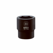 Metric Impact Socket, 6-Point, 3/4-In. Drive, 33mm DWMT75173OSP