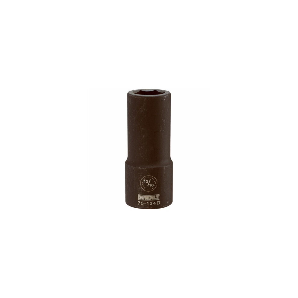 SAE Deep Impact Socket, 6-Point, 3/4-In. Drive, 13/16-in. -DWMT75134OSP