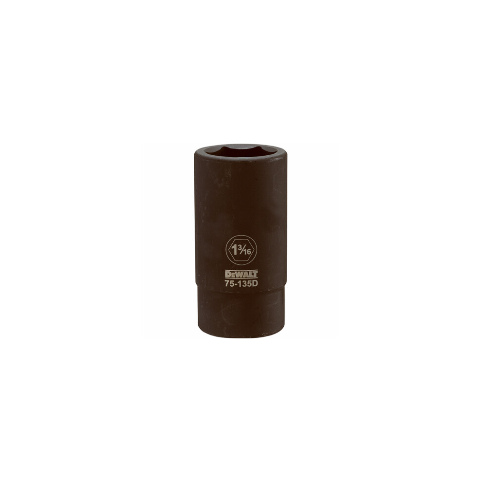 SAE Deep Impact Socket, 6-Point, 3/4-In. Drive, 1-3/16-in. -DWMT75135OSP