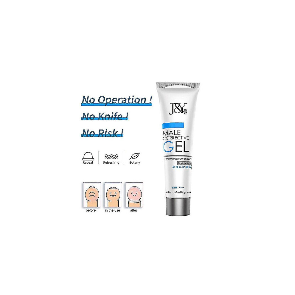 (1pcs) 30ml Male Foreskin Phimosis Correction Care Gel Head Physical Foreskin Improvement Liquid Men's Natural Plant Essence Gel
