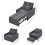 Living And Home Three-in-One Versatile Single Sofa Bed with Pillow 6