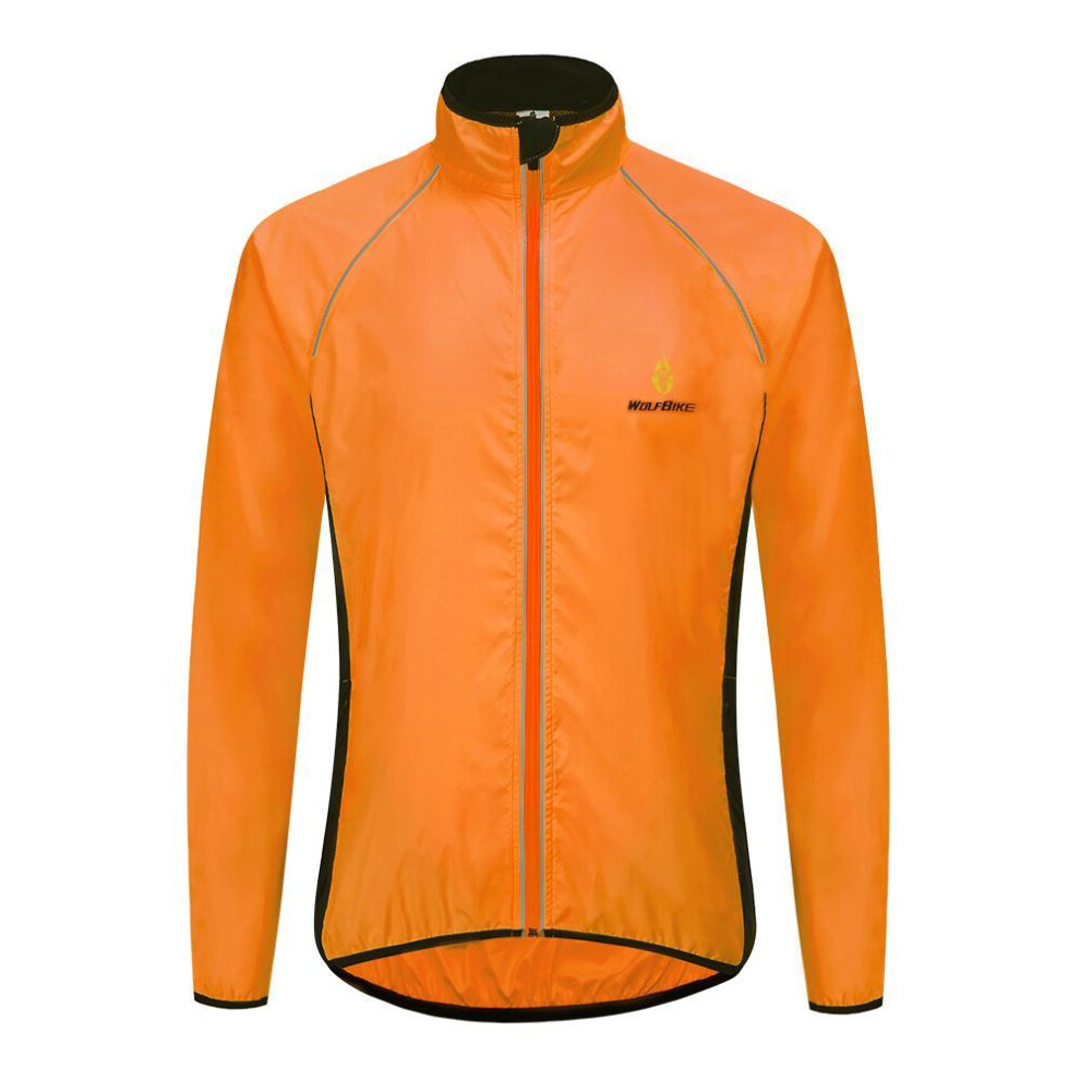 Windproof Cycling Jacket MTB Road Team Bike Reflective Coat Long Sleeve Jersey Breathable Sports Clothing