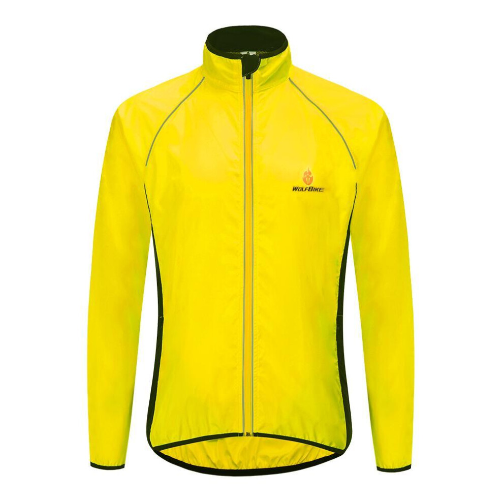 Windproof Cycling Jacket MTB Road Team Bike Reflective Coat Long Sleeve Jersey Breathable Sports Clothing