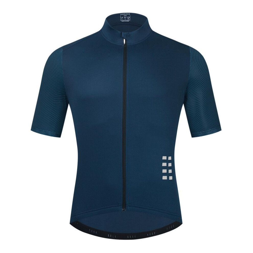 WOSAWE Mens Cycling Jersey Short Sleeve Breathable MTB Mountain Bike Riding Sports Tops