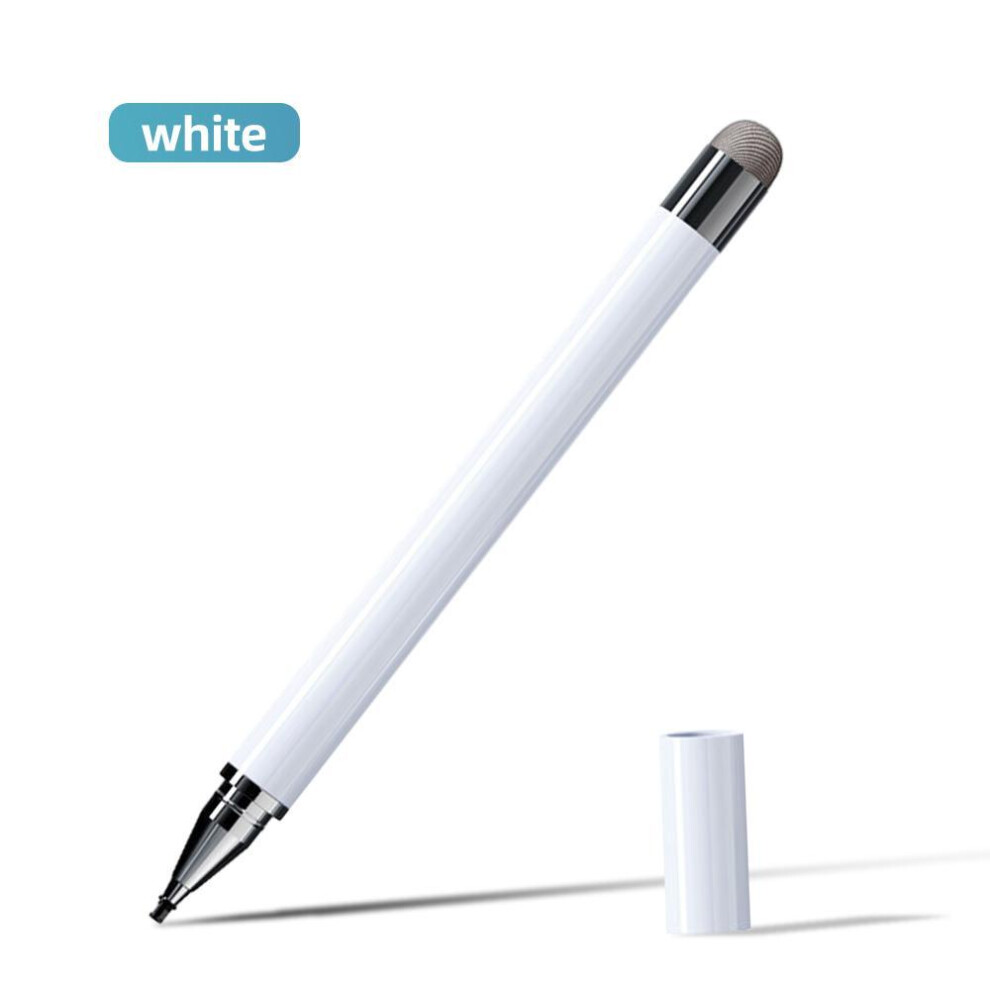 (White) Fonken 2 in 1 Universal Stylus Pen Drawing Capacitive Screen Touch Pen For Tablet Android IOS Phone Accessories