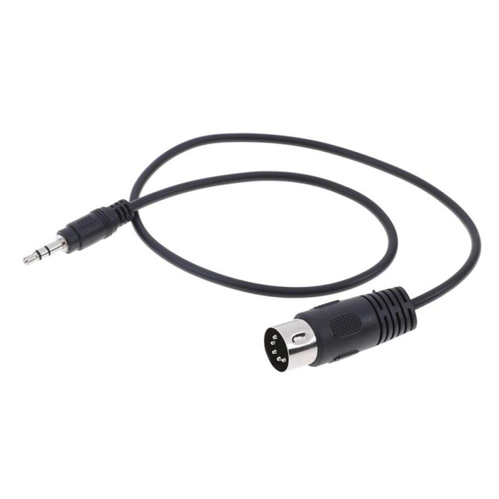 1Pc 5 Pin Din Midi Male To 3.5Mm Male Plug Stereo Jack Audio Adapter Cable