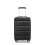 (19 inch) Black Expandable ABS Hard Shell Suitcase TSA Lock Double Wheels 3