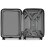(19 inch) Black Expandable ABS Hard Shell Suitcase TSA Lock Double Wheels 10