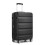 (24 inch ) Black Expandable ABS Hard Shell Suitcase TSA Lock Double Wheels 4