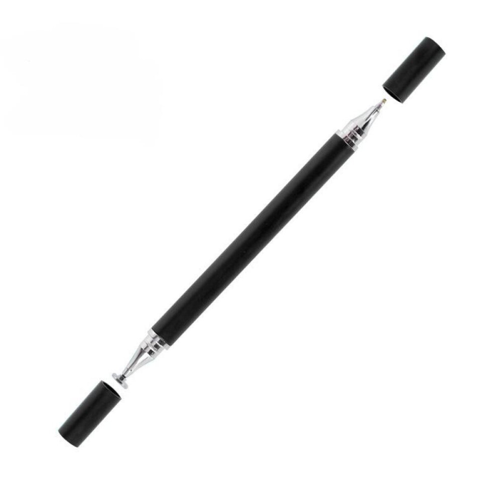 (Black) 2 in 1 Universal Stylus Pen For Tablet Mobile Android ios Phone iPad Accessories Drawing Tablet Capacitive Screen Touch Pen