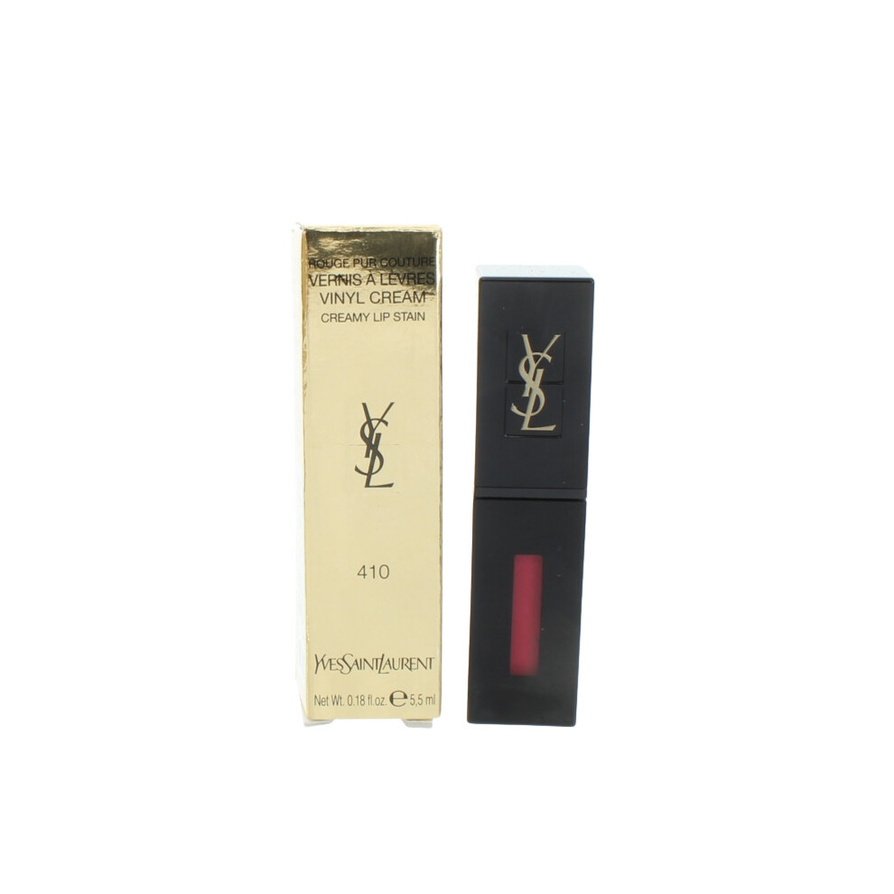 YSL Rouge Pur Couture Creamy Lip Stain 410 Fuchsia Live