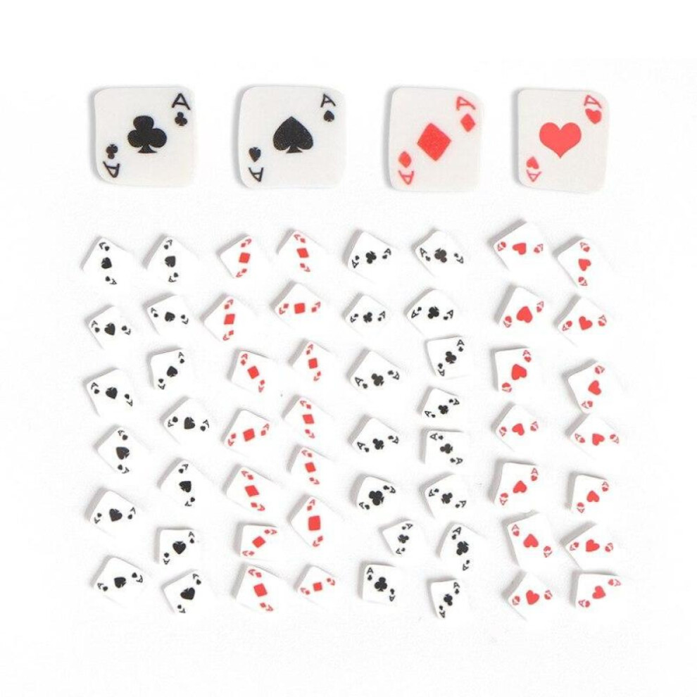 10g/Bag Poker Designs Polymer Soft Clay Slices Nail Art Decorations Playing Cards Nail Flakes Manicure DIY Accessories