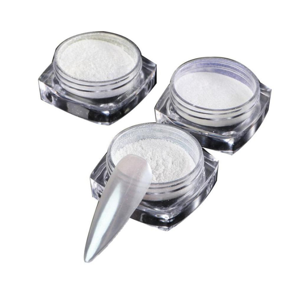 3 Box Set Pearl Shell Nail Glitter Powder