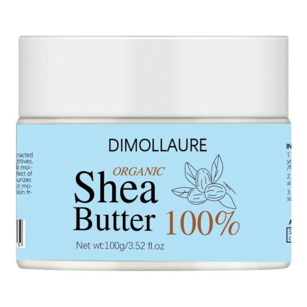 Natural Unrefined Organic Shea Butter 100% Skin Care Body Moisturizing Nourishing 100g