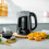 GEEPAS Geepas 2 Slice Bread Toaster, 1.7L Kettle & 20L Manual Microwave Set 3