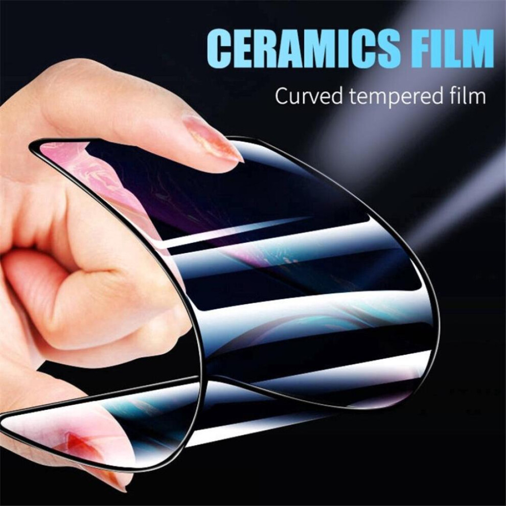For iPhone 16 15 14 13 12 mini 11 Pro XS MAX X XR 6 6s 7 8 Plus SE 2020 Full Glue Full Cover Soft Ceramic Film Screen Protector