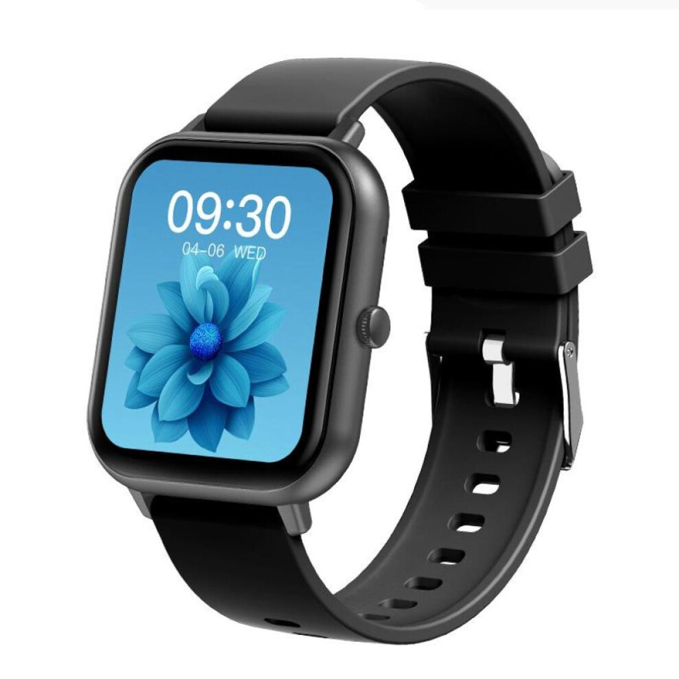 (Black, Silica gel) Zodvboz Call Smart Watch Women Custom Dial Smartwatch For Android IOS Waterproof Bluetooth Music Watches Touch Bracelet Clock