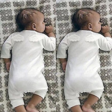 2017 New Brand Newborn Toddler Infant Kids Baby Boy Girls Rompeer Jumpsuit Clothes Outfits Little Wing Romper