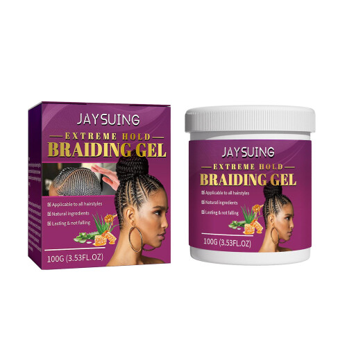 100g Extreme Hold Braid Gel Smooths